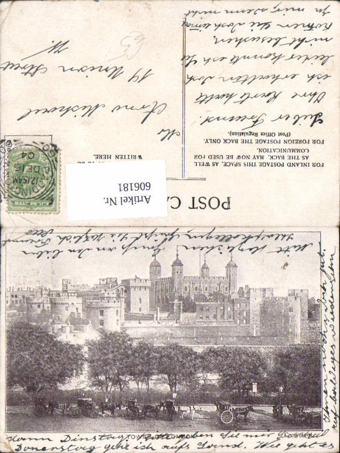 Alte Ansichtskarte – Old Postcard