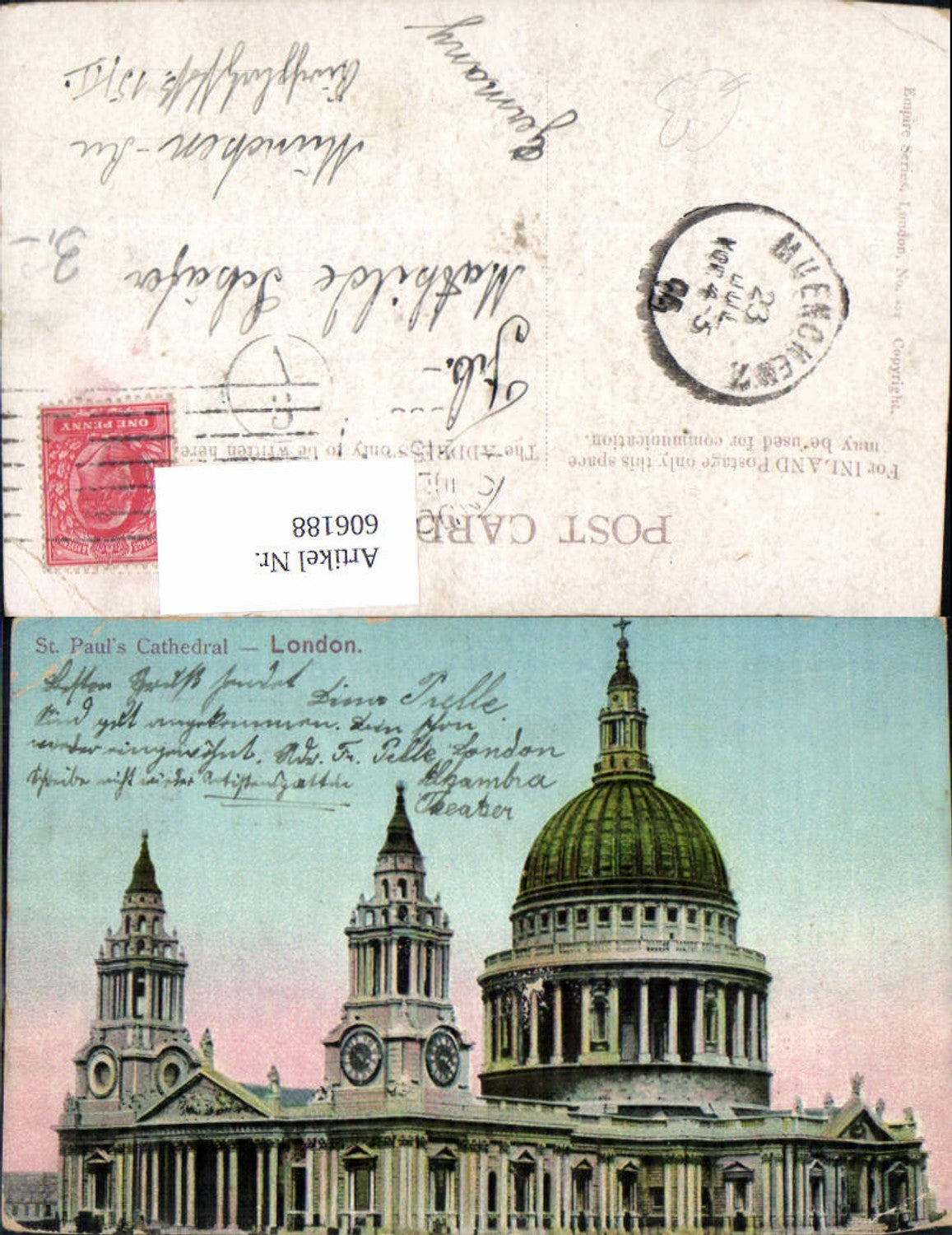 Alte Ansichtskarte – Old Postcard