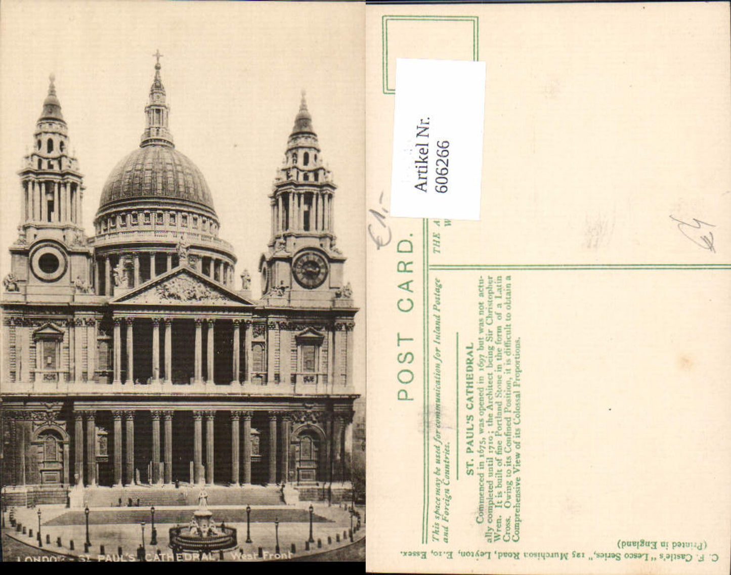 Alte Ansichtskarte – Old Postcard