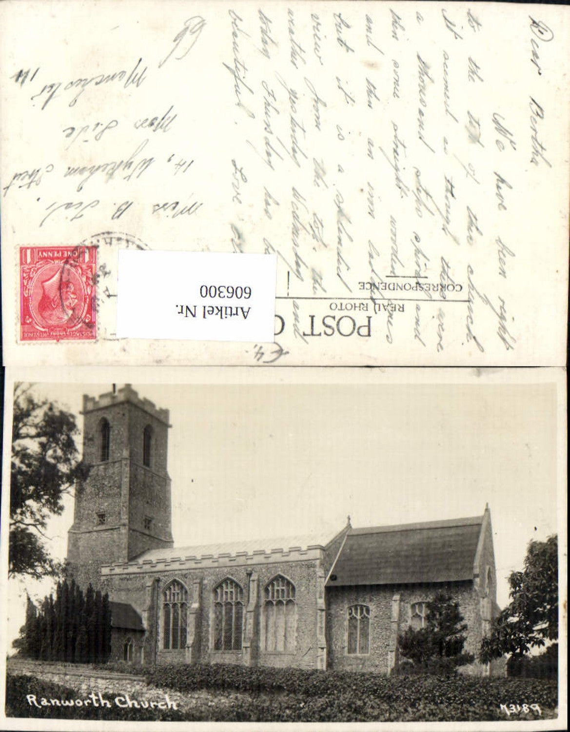 Alte Ansichtskarte – Old Postcard