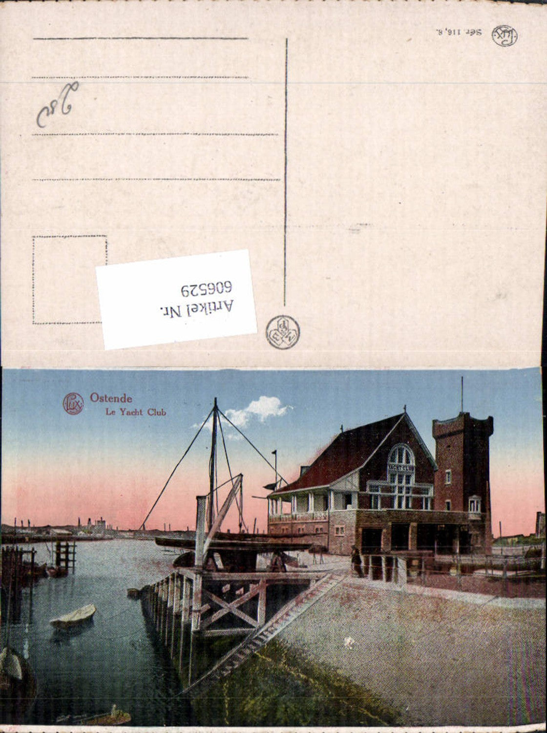 606529,Ostende Le Yacht Club Belgium