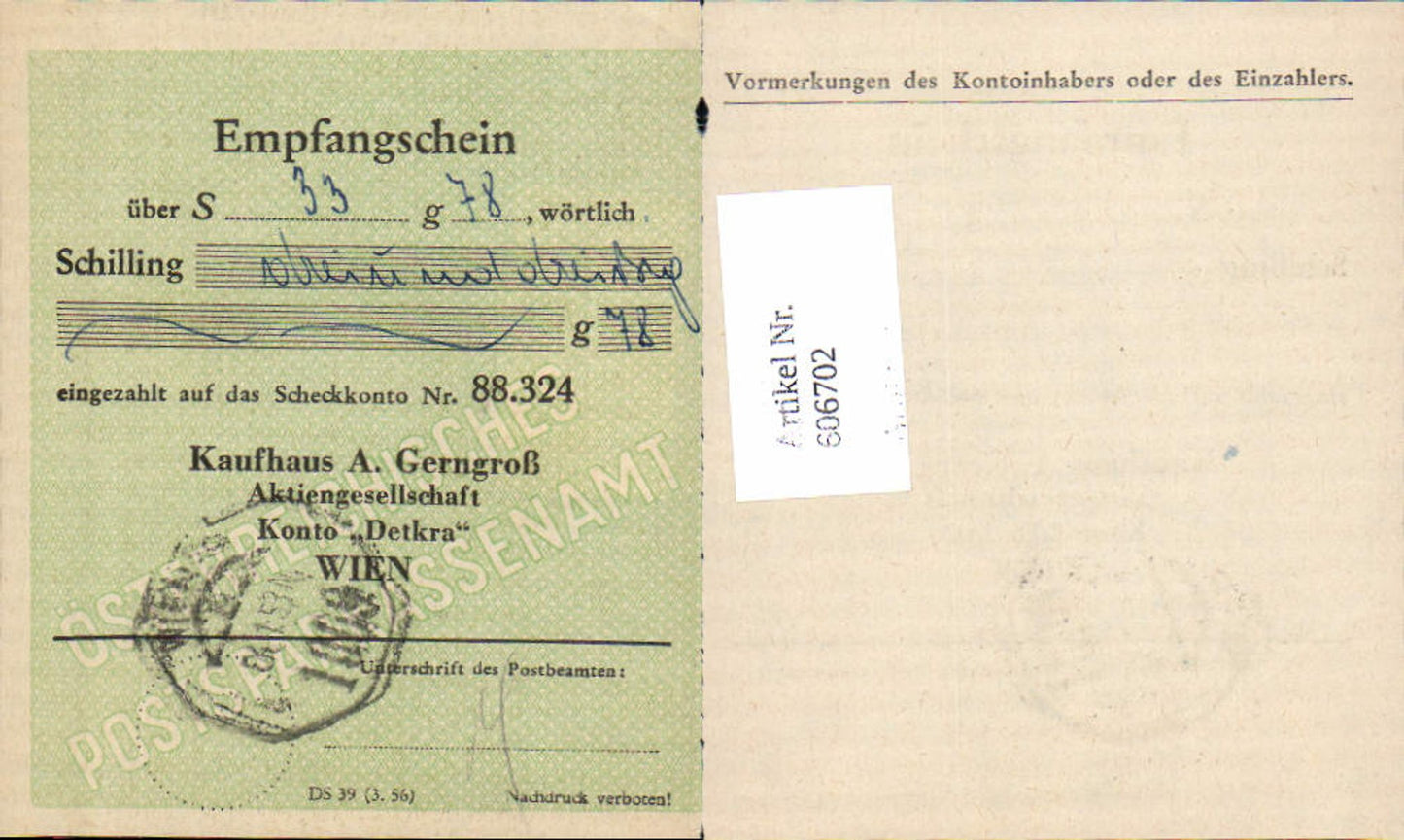 Alte Ansichtskarte – Old Postcard