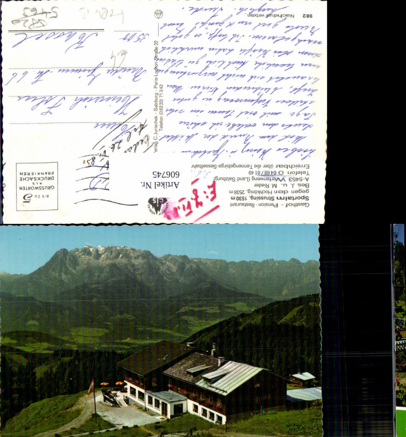 Alte Ansichtskarte – Old Postcard