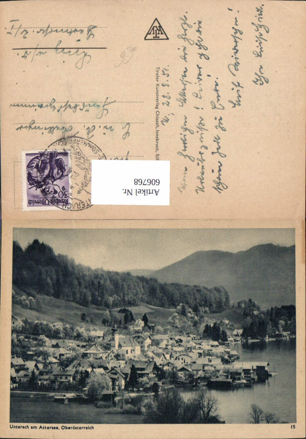 606768,Unterach a. Attersee Ansicht