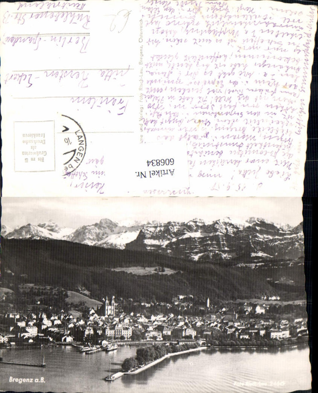Alte Ansichtskarte – Old Postcard