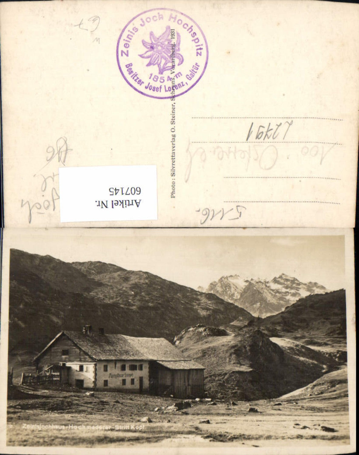 Alte Ansichtskarte – Old Postcard