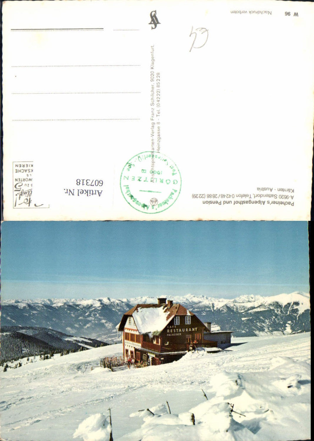 607318,Sattendorf Pacheiners Alpengasthof u. Pension Winteransicht