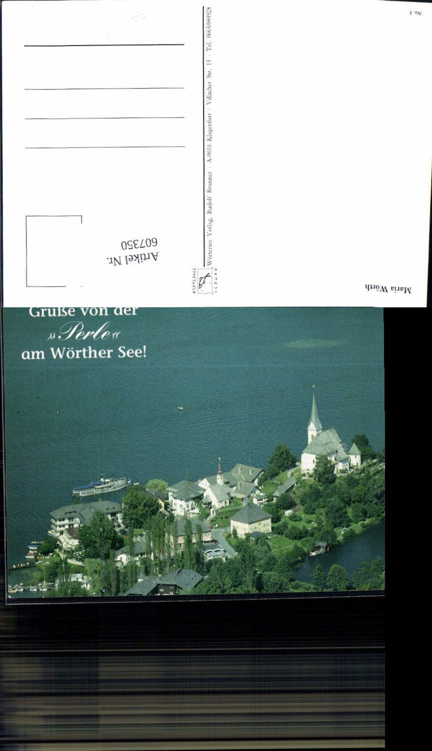 607350,Luftbild Maria Wörth Wörthersee