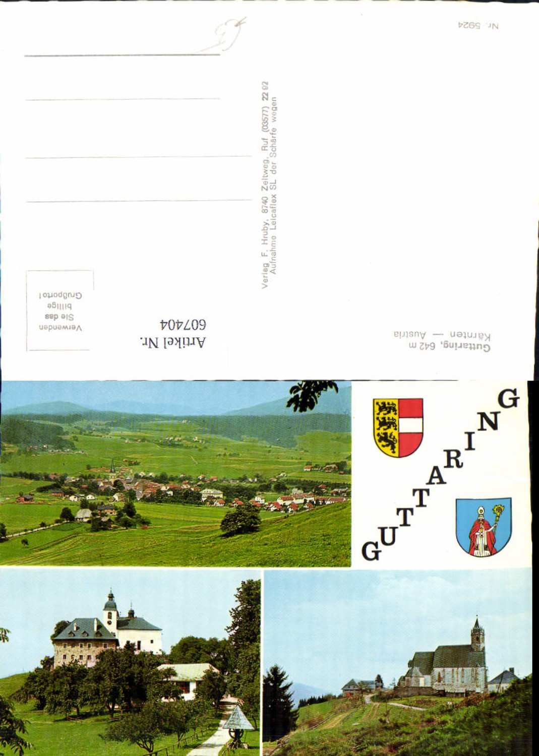 607404,Mehrbild Ak Guttaring Ansichten