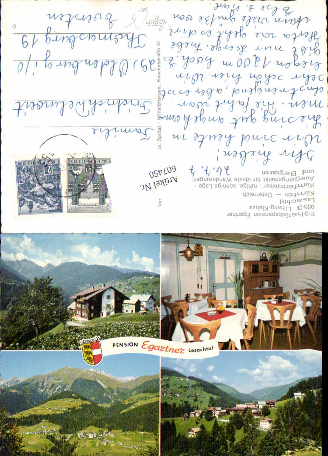 607450,Liesing Klebas Lesachtal Pension Egartner