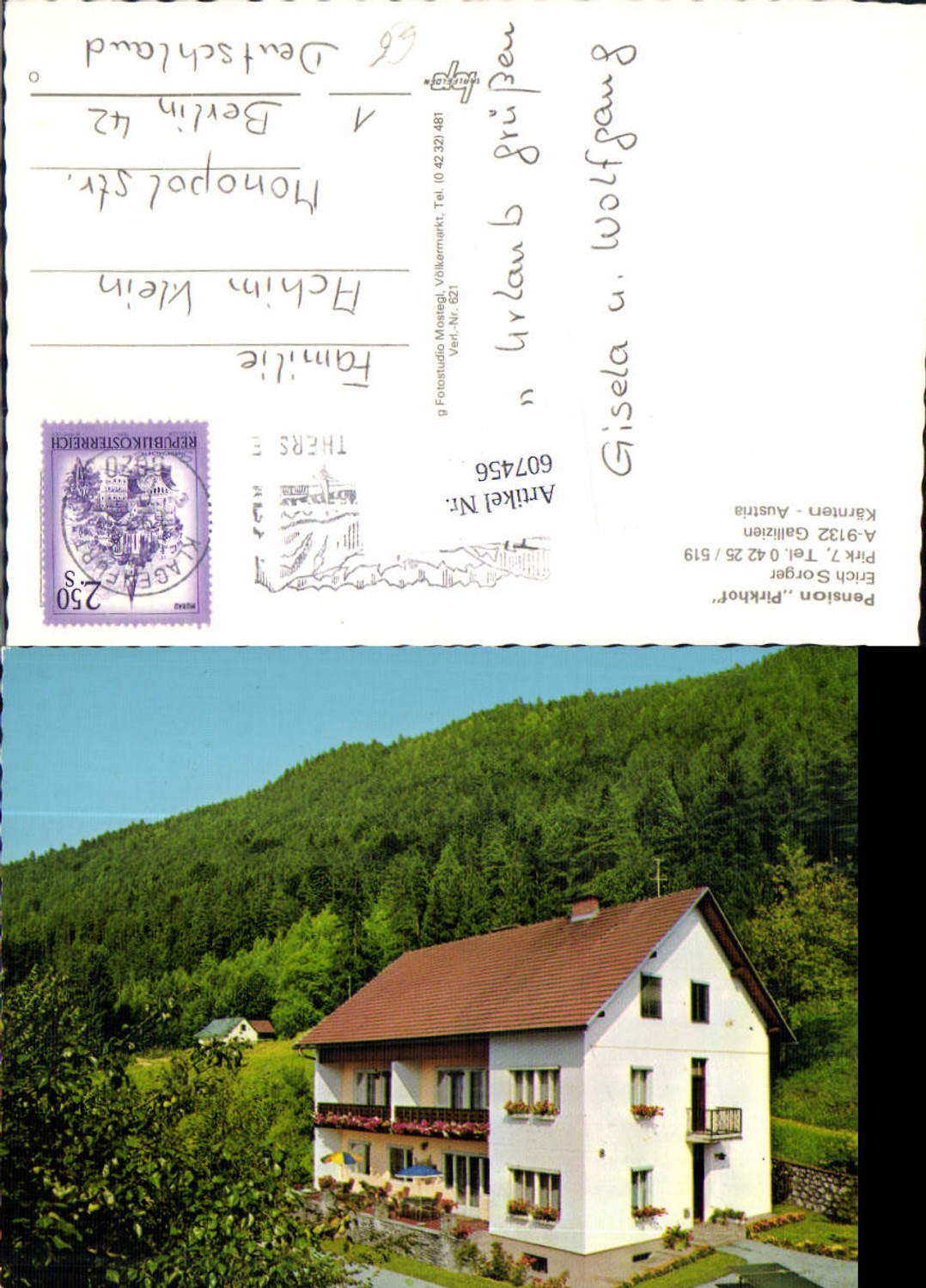 607456,Gallizien Pension Pirkhof Erich Sorger Pirk