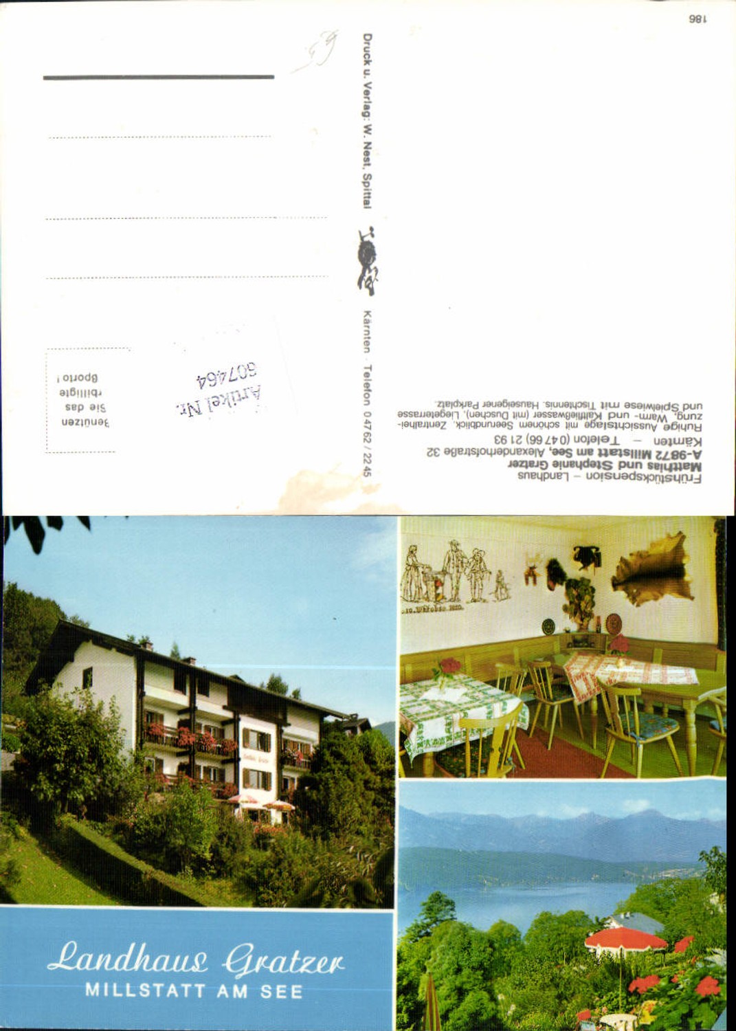 607464,Millstatt am See Landhaus Gratzer