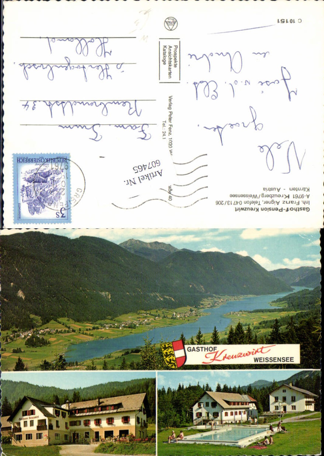 607465,Kreuzberg Weissensee Techendorf Gasthof Kreuzwirt