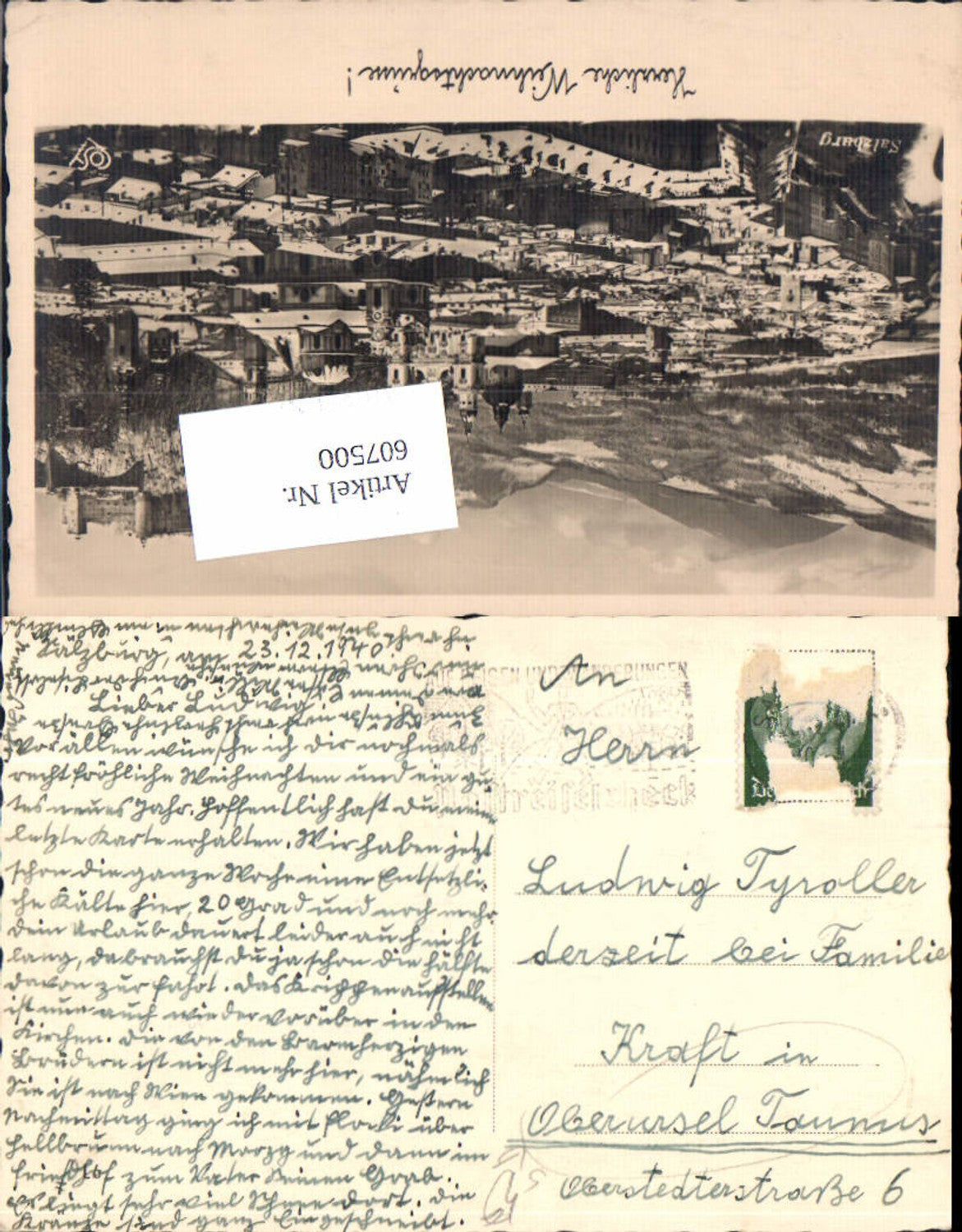 Alte Ansichtskarte – Old Postcard