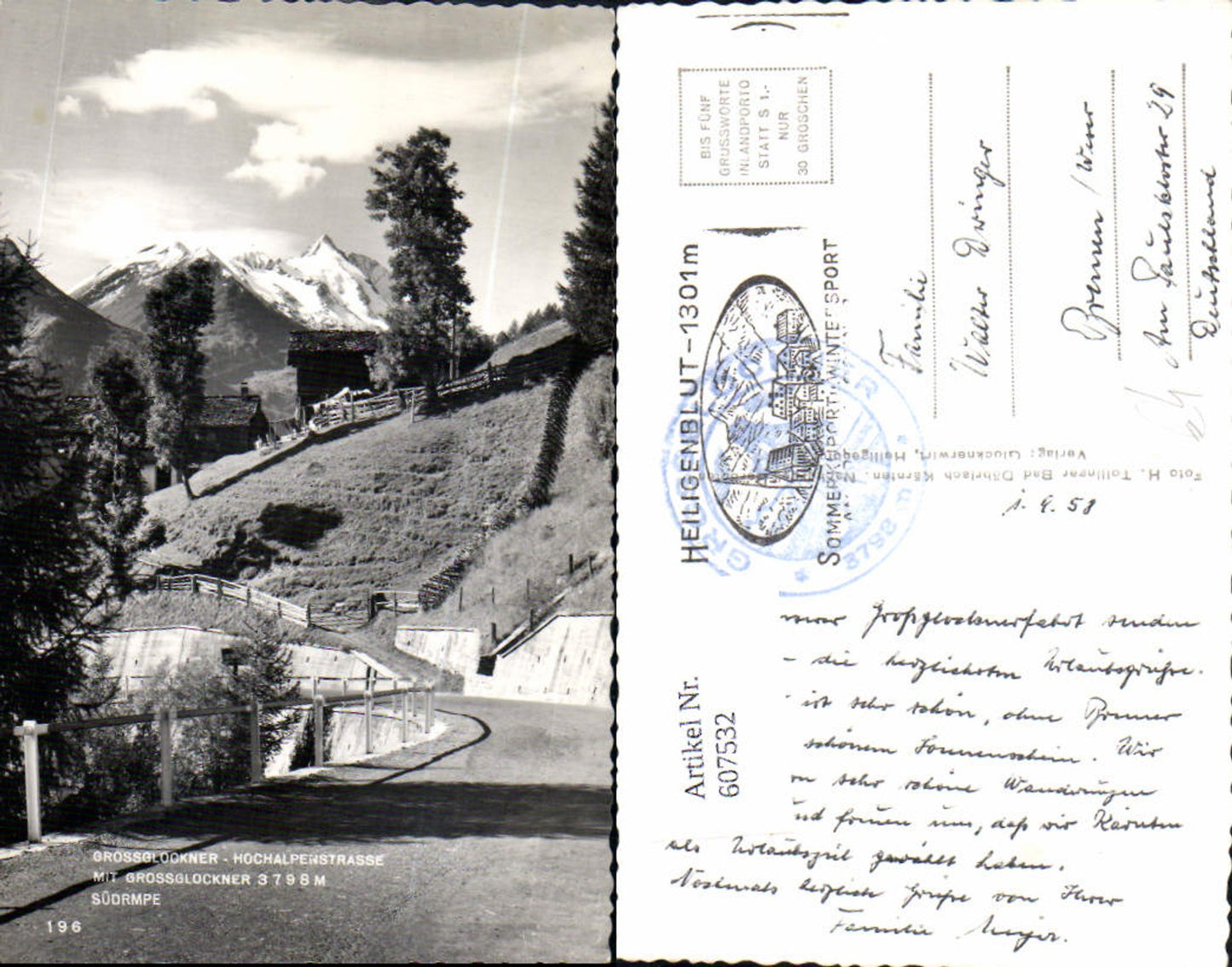 607532,Grossglockner Hochalpenstrasse Heiligenblut Südrampe