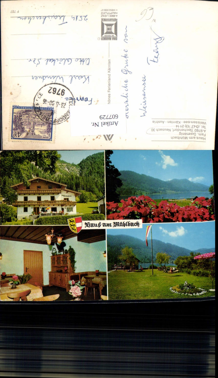 607729,Mehrbild Ak Techendorf Haus a. Mühlbach