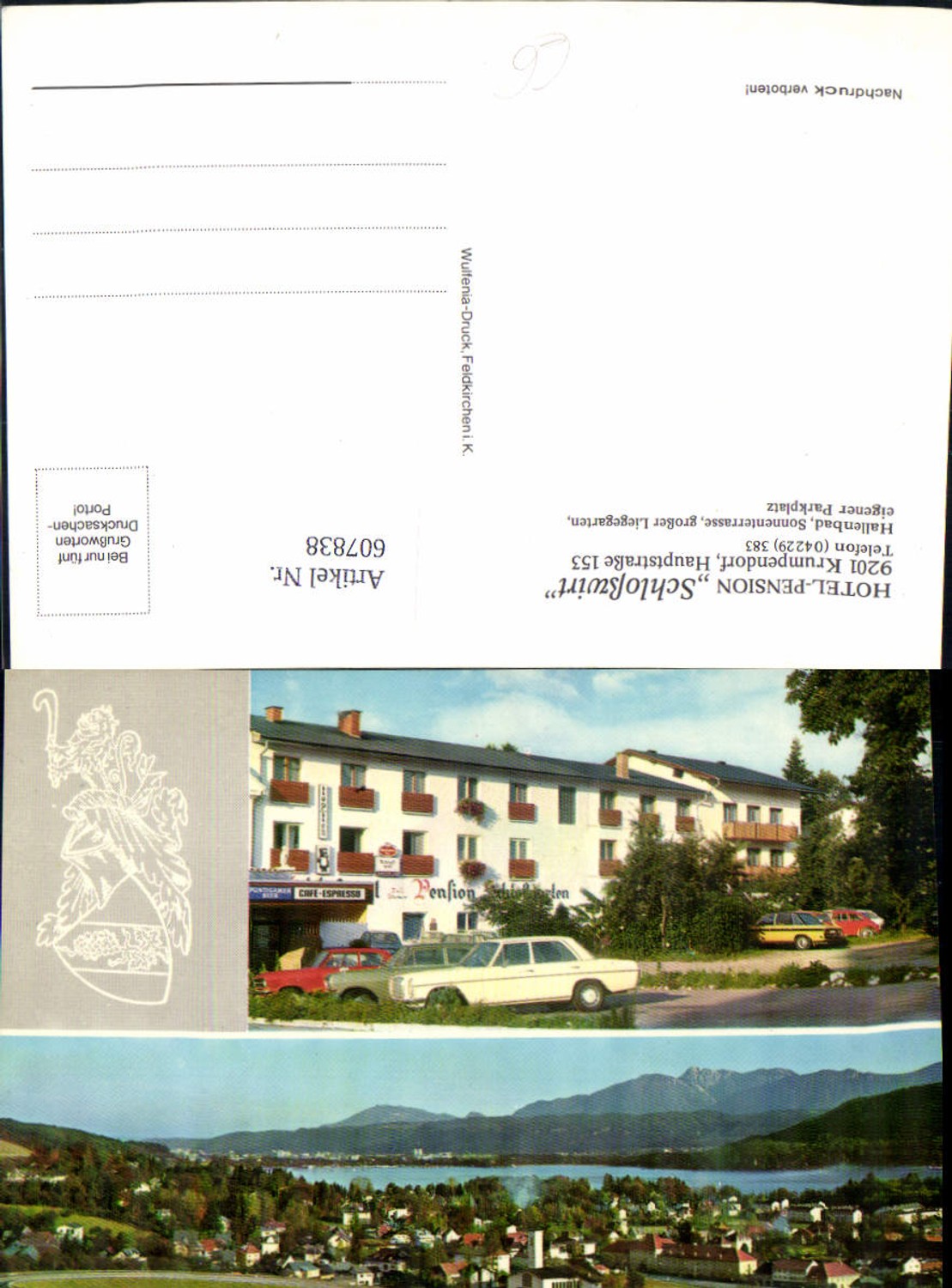 607838,Krumpendorf Hotel Pension Schloßwirt VW Käfer