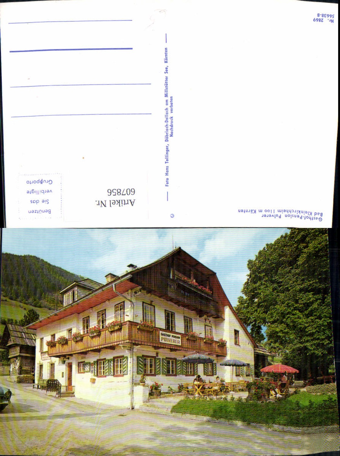 607856,Bad Kleinkirchheim Gasthof Pension Pulverer