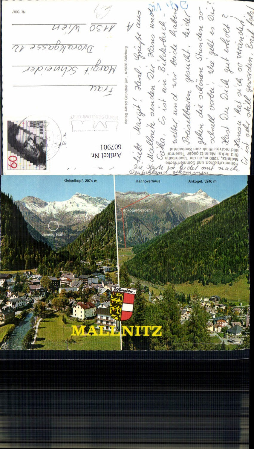 607901,Mehrbild Ak Mallnitz a. d. Tauernbahn Seebachtal