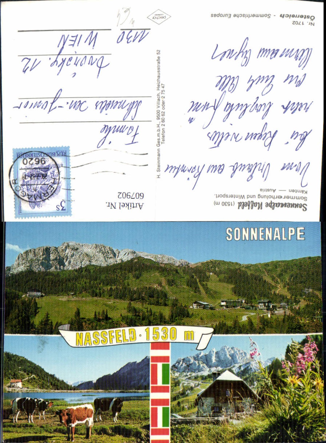 607902,Multi-image Ak Sonnenalpe Nassfeld Nassfeld Hermagor-Pressegger See