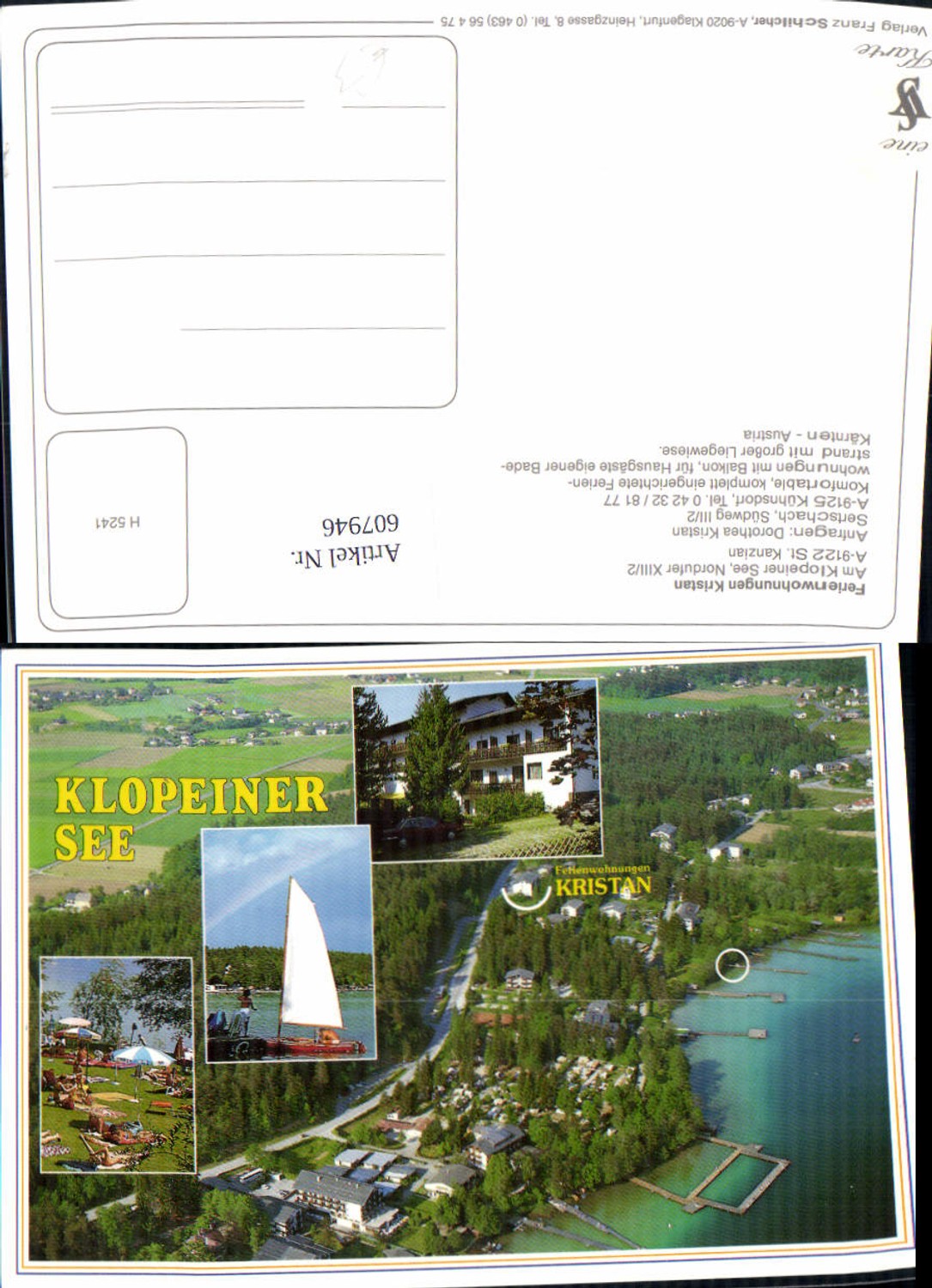 607946, Multi-image Ak St. Kanzian a. Klopeinersee Holiday apartments Kristan Sailboat Sailing