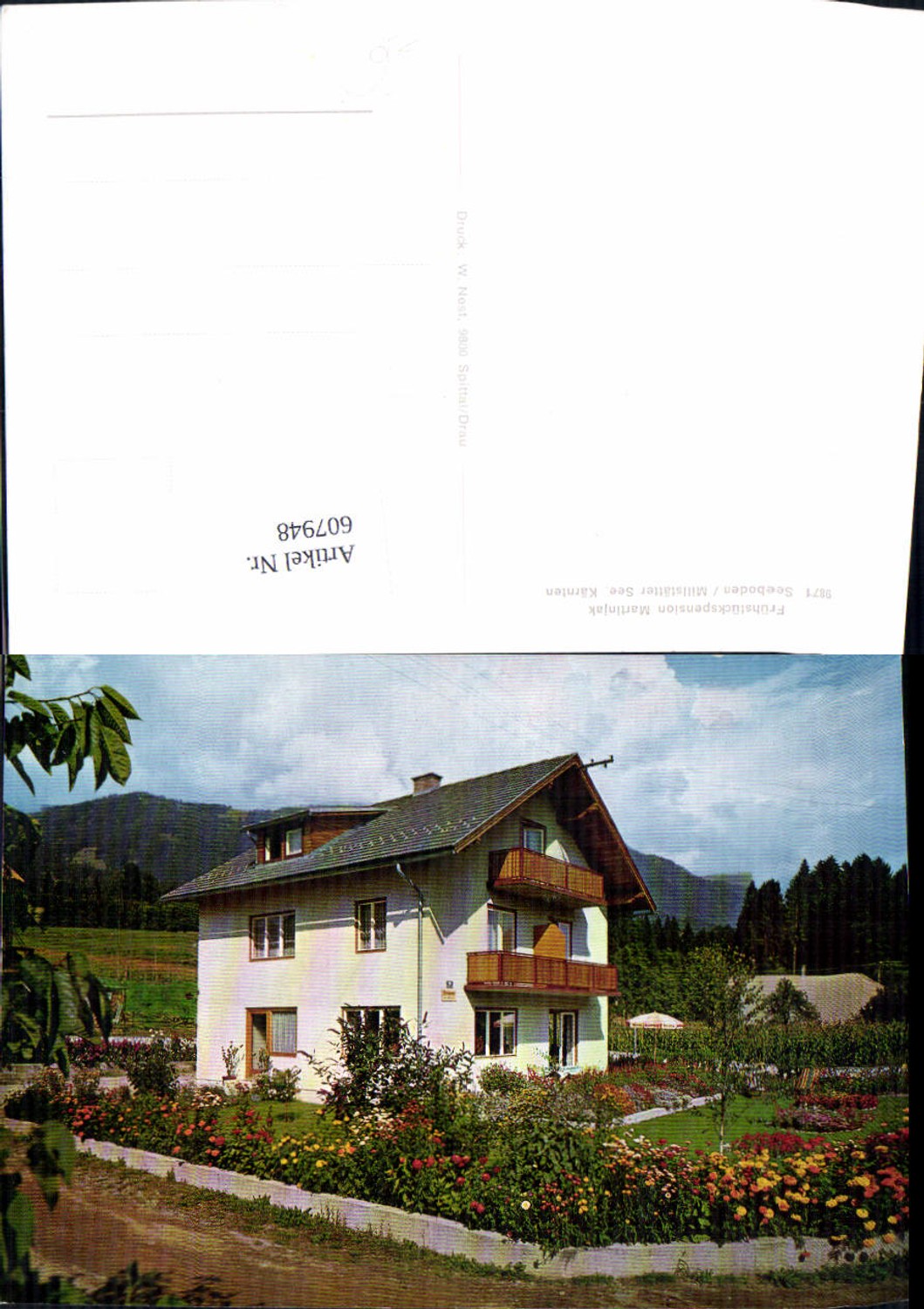 607948,Seeboden a. Millstätter See Frühstückspension Martinjak