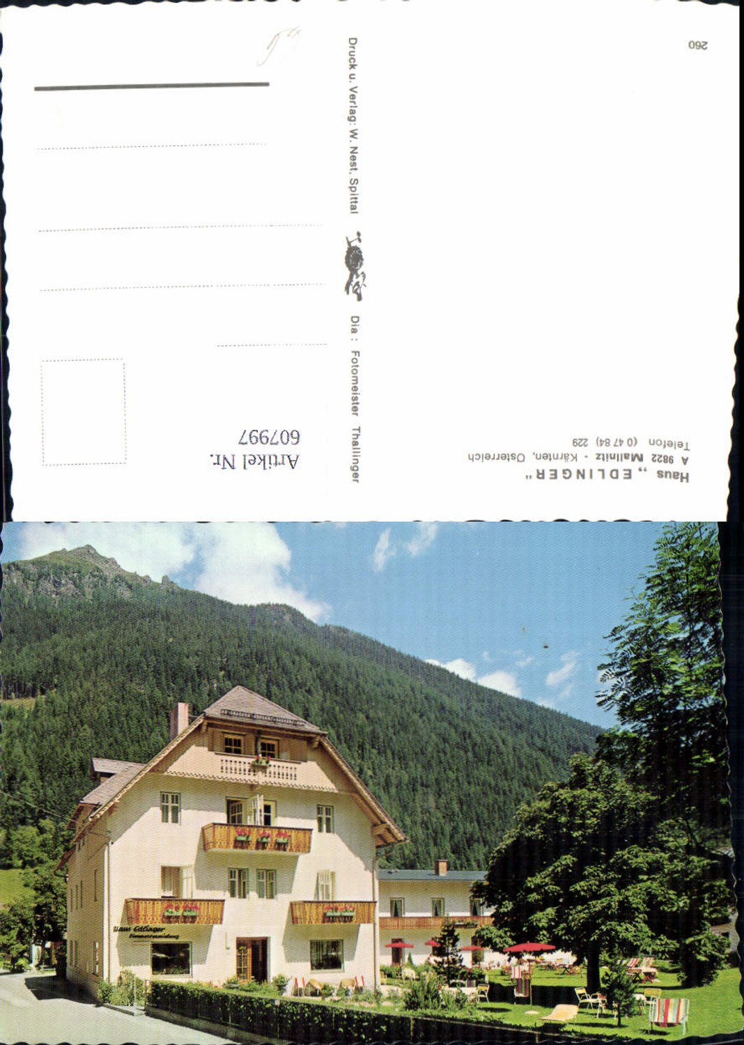 607997,Mallnitz Haus Edlinger