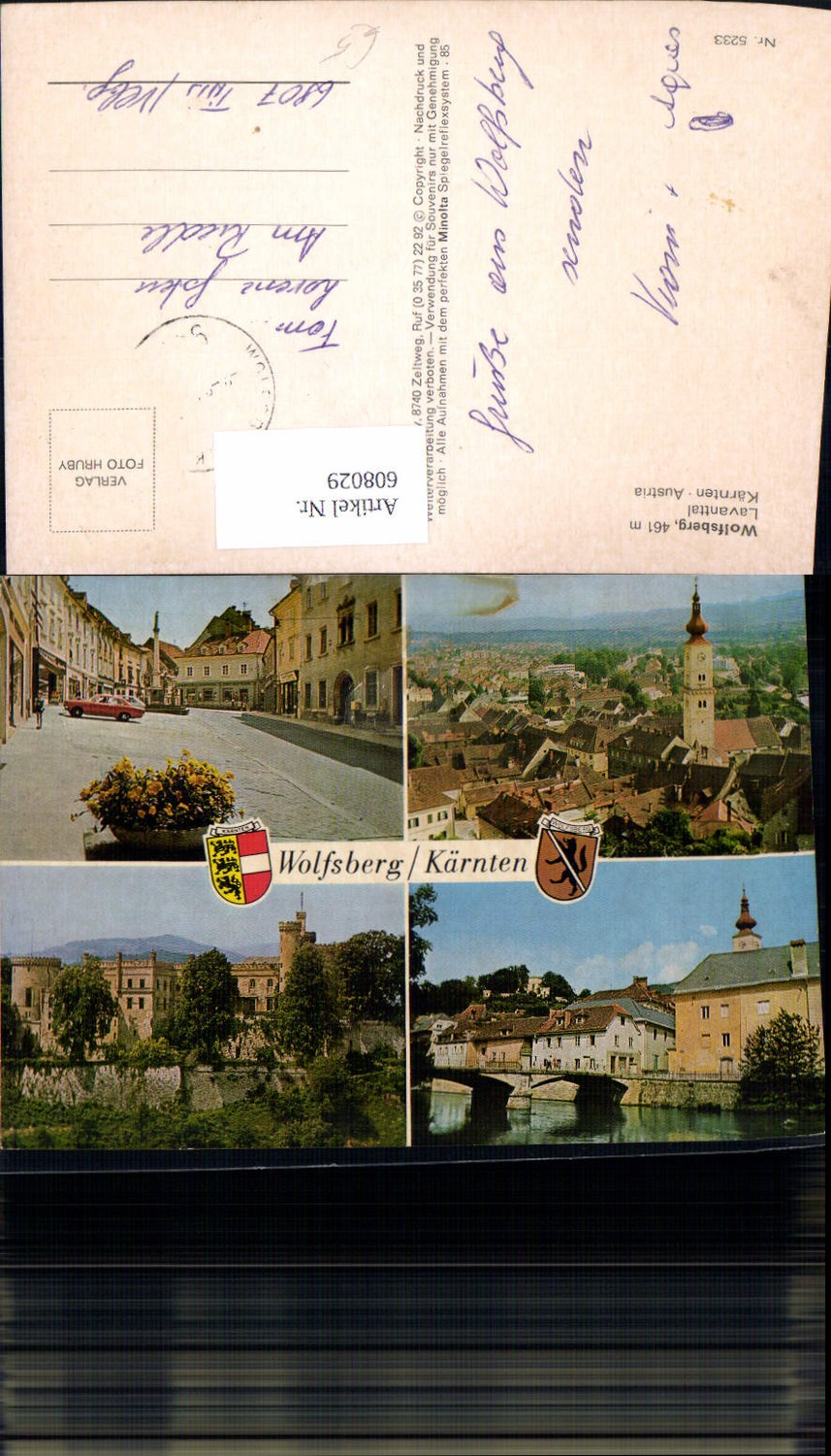 608029,Mehrbild Ak Wolfsberg Lavanttal