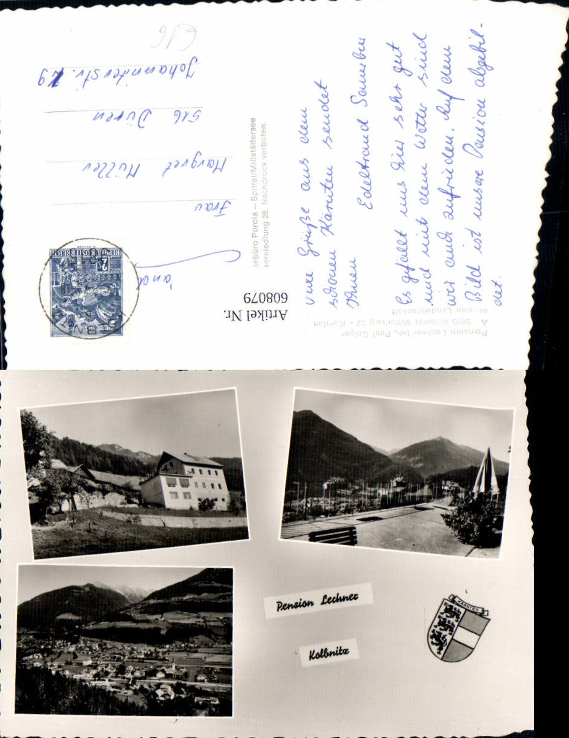 608079,Mehrbild Ak Kolbnitz Mitterberg Pension Lechner