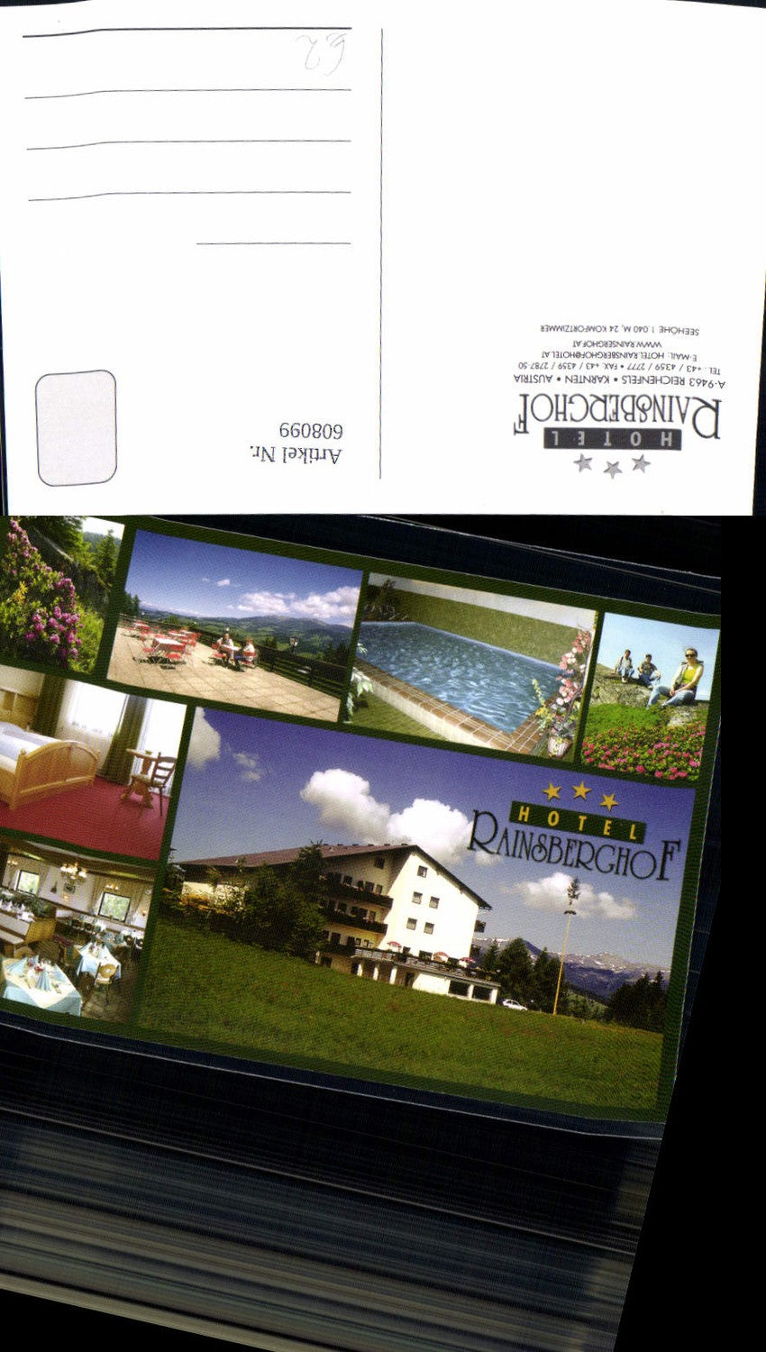 608099,Mehrbild Ak Reichenfels Hotel Rainsberghof Hallenbad