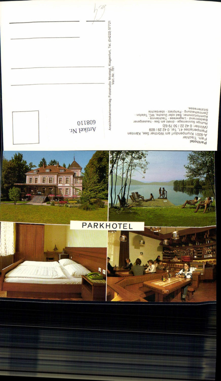 608110,Mehrbild Ak Krumpendorf a. Wörthersee Parkhotel