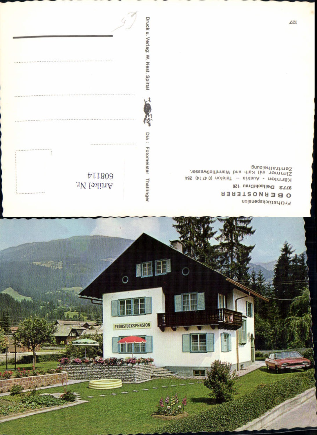 608114,Dellach i. Drautal Frühstückspension Obernosterer