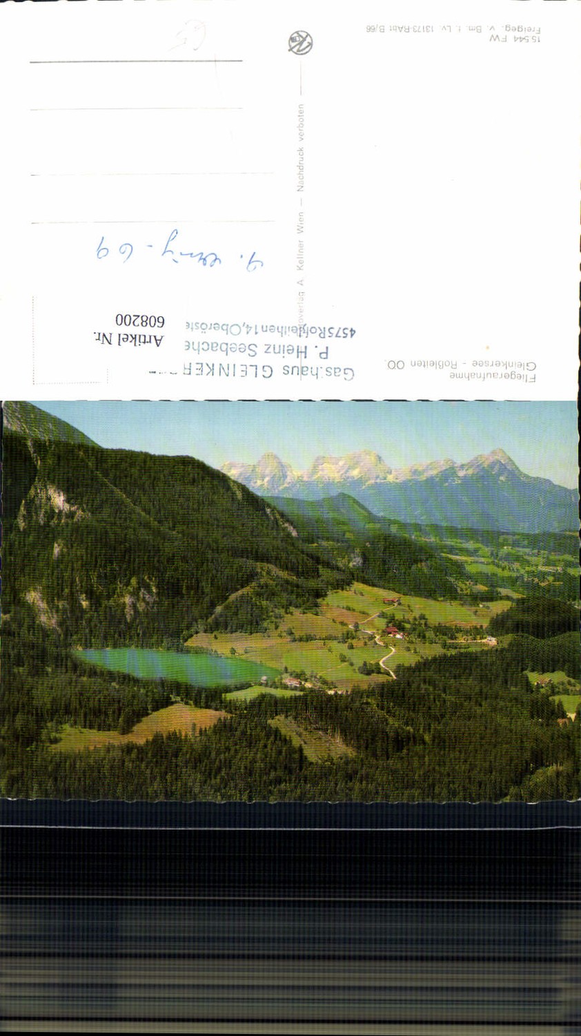 608200,Fliegeraufnahme Gleinkersee Roßleiten