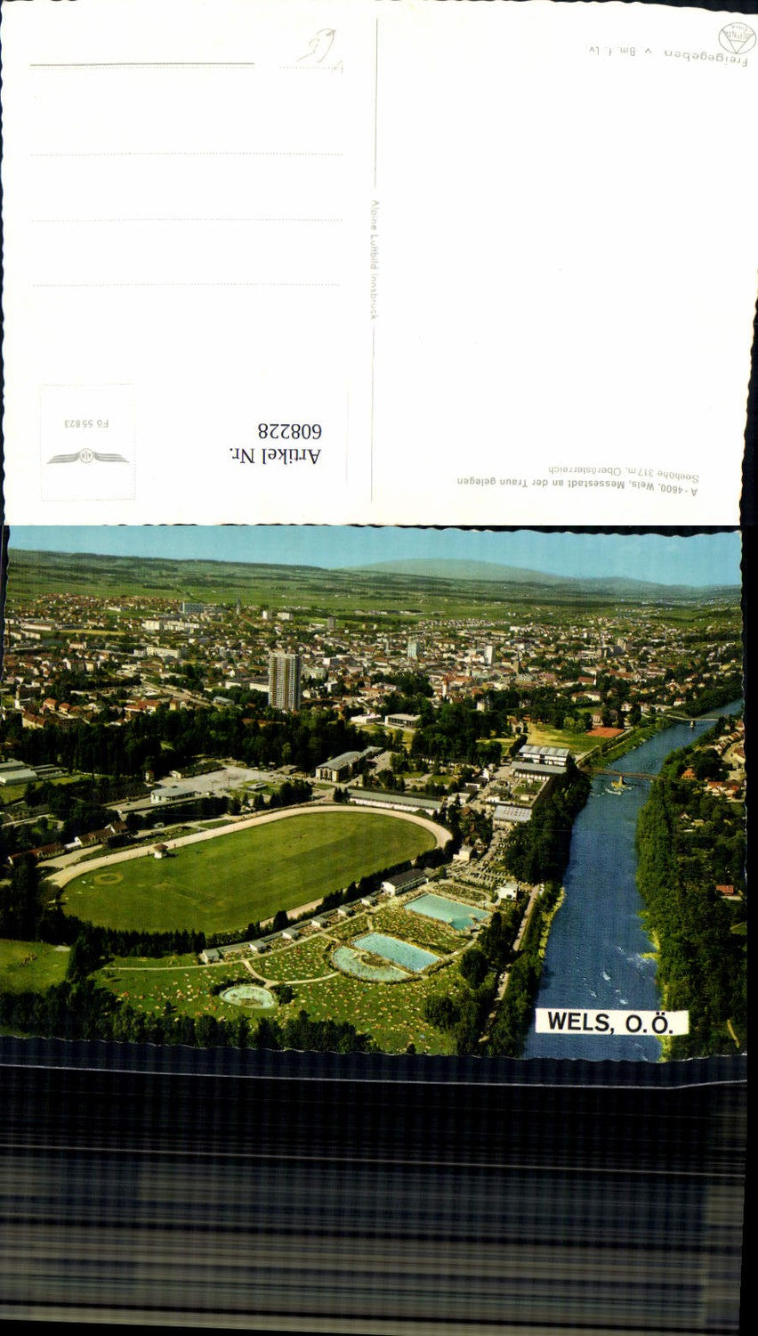 608228,Wels Totale pub Alpine Luftbild Fö 55823