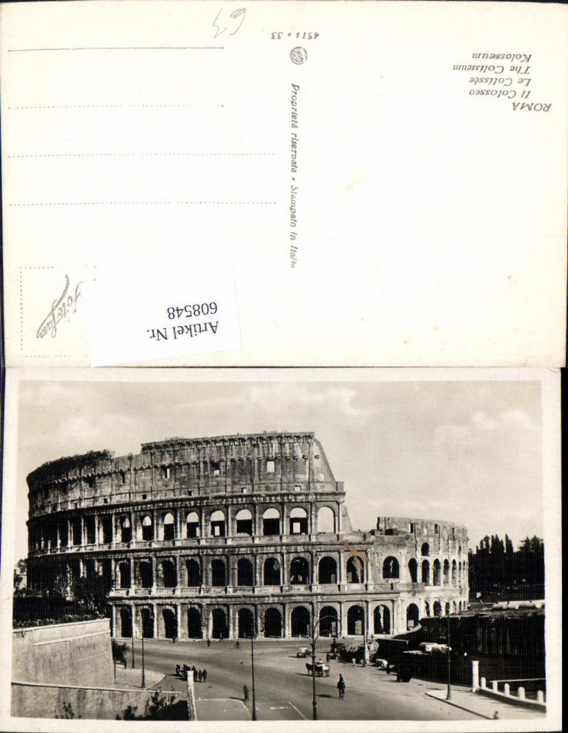 Alte Ansichtskarte – Old Postcard