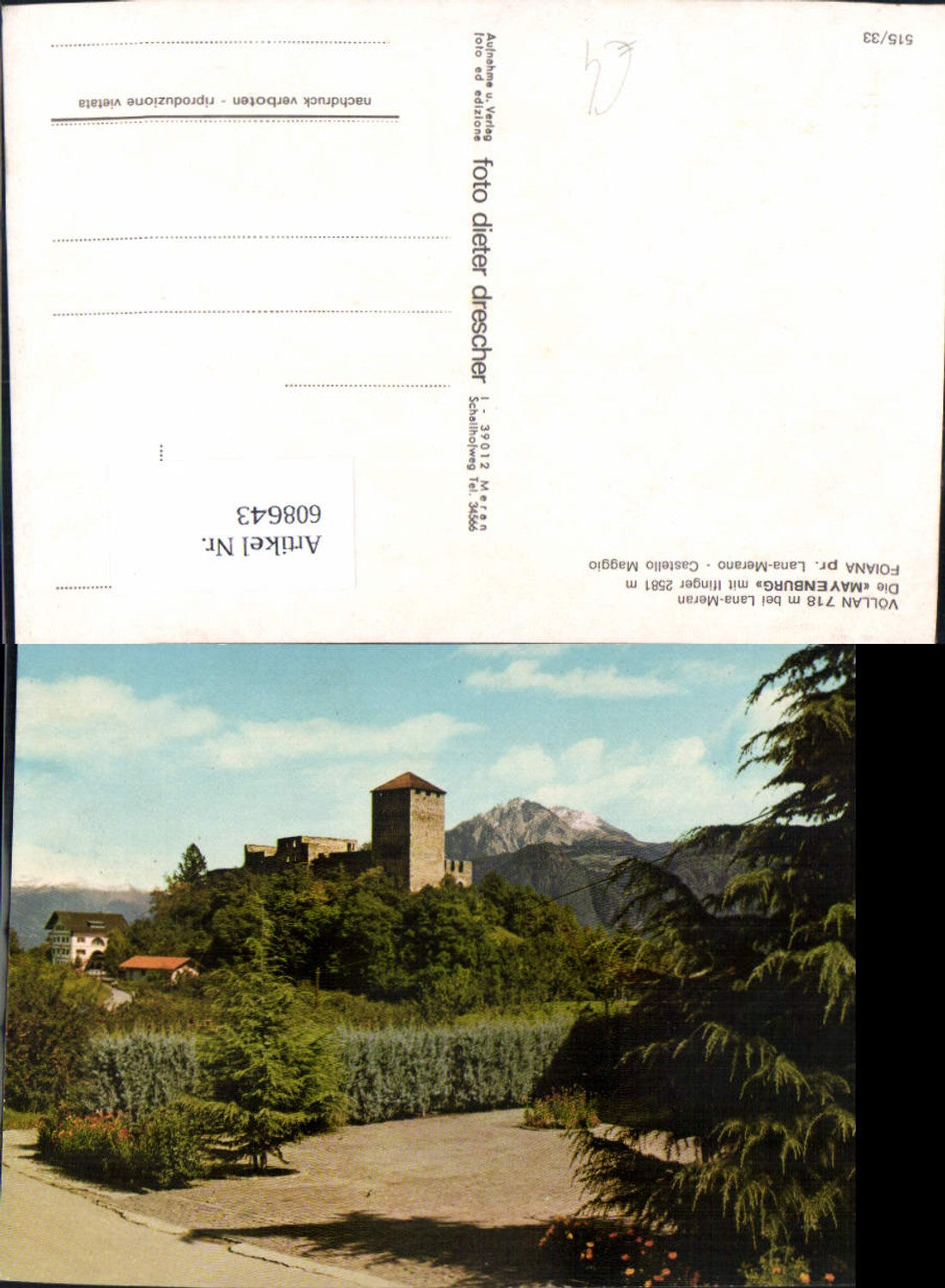 Alte Ansichtskarte – Old Postcard