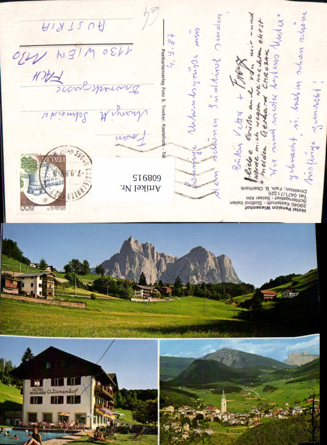 Alte Ansichtskarte – Old Postcard