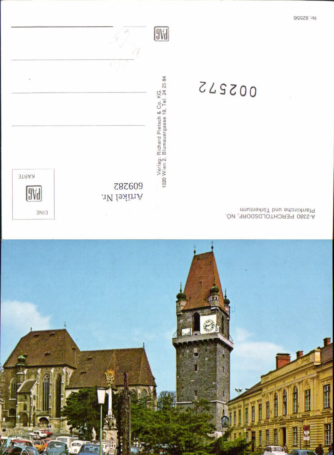 609282,Perchtoldsdorf bei Wien Hauptplatz VW Käfer