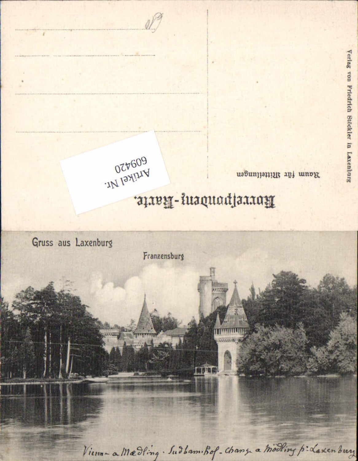 609420,Gruss aus Laxenburg Franzensburg Wien Mödling