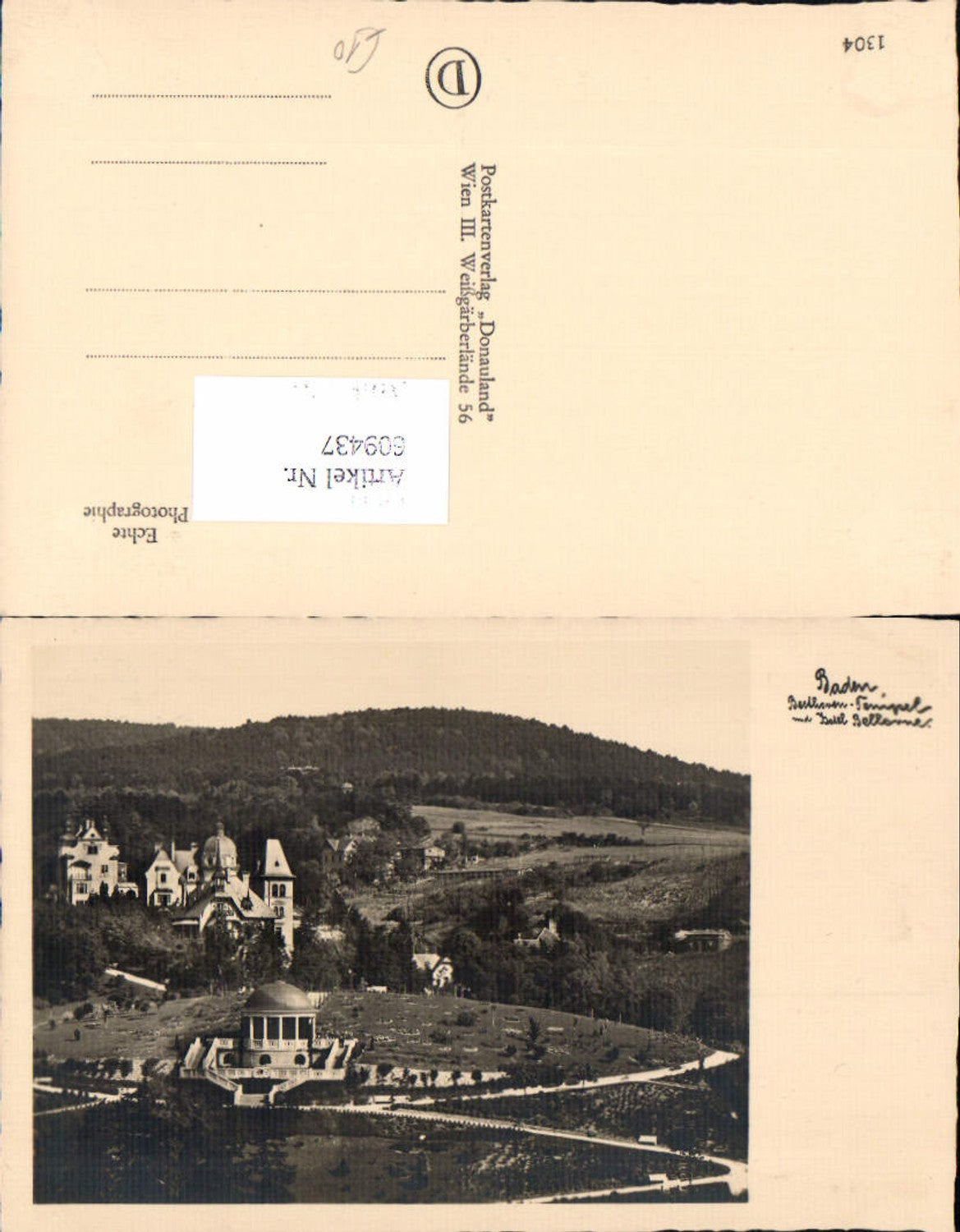 609437,Baden bei Wien Beethoven Tempel Hotel Bellevue