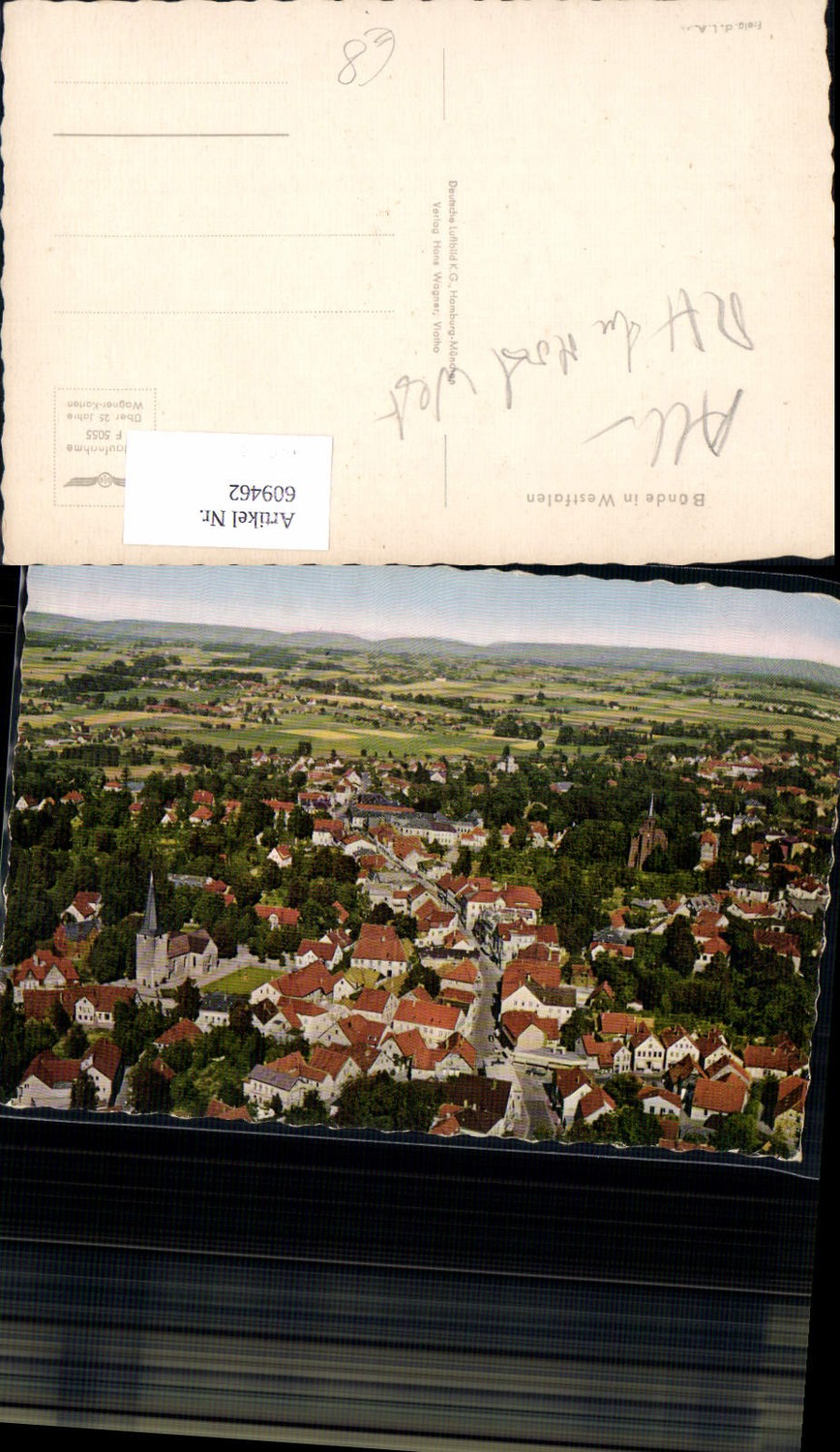 609462,tolle Fliegeraufnahme Bünde in Westfalen