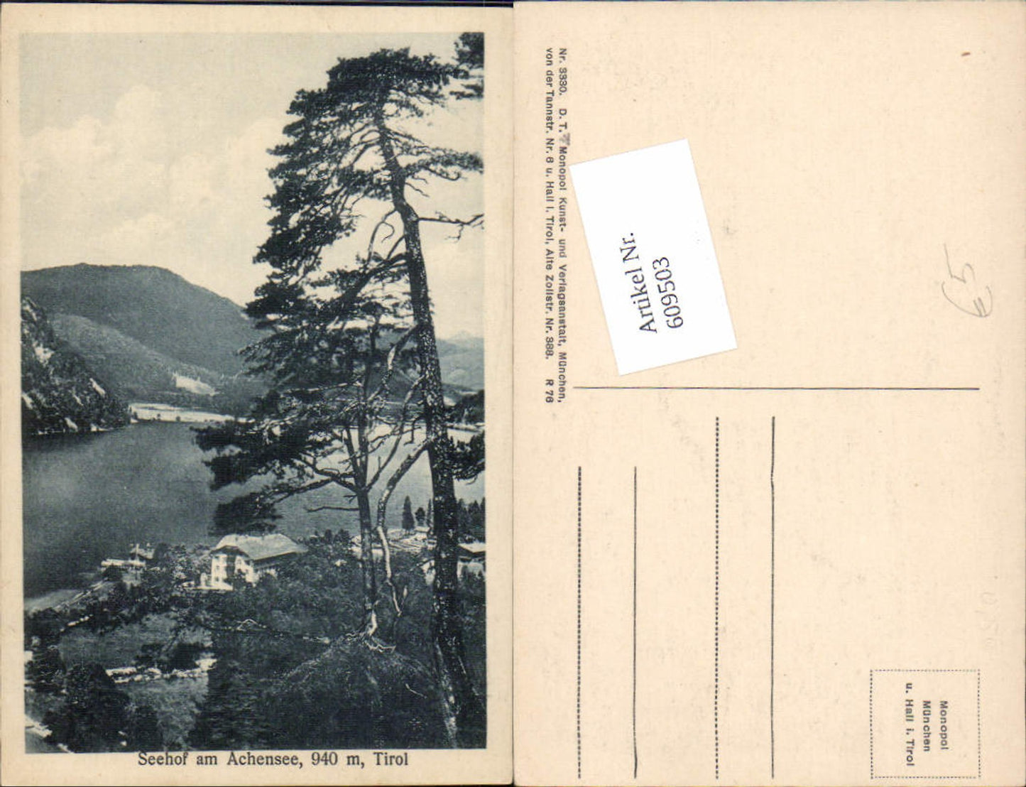 Alte Ansichtskarte – Old Postcard
