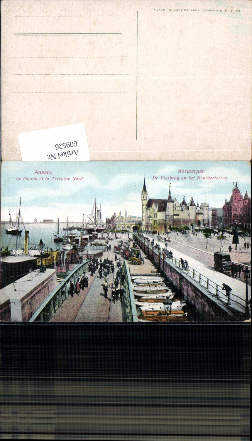 609526,Anvers Antwerpen Flandern Vlotbrug terrasse Nord Hafen