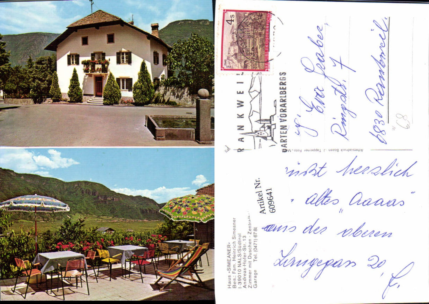Alte Ansichtskarte – Old Postcard