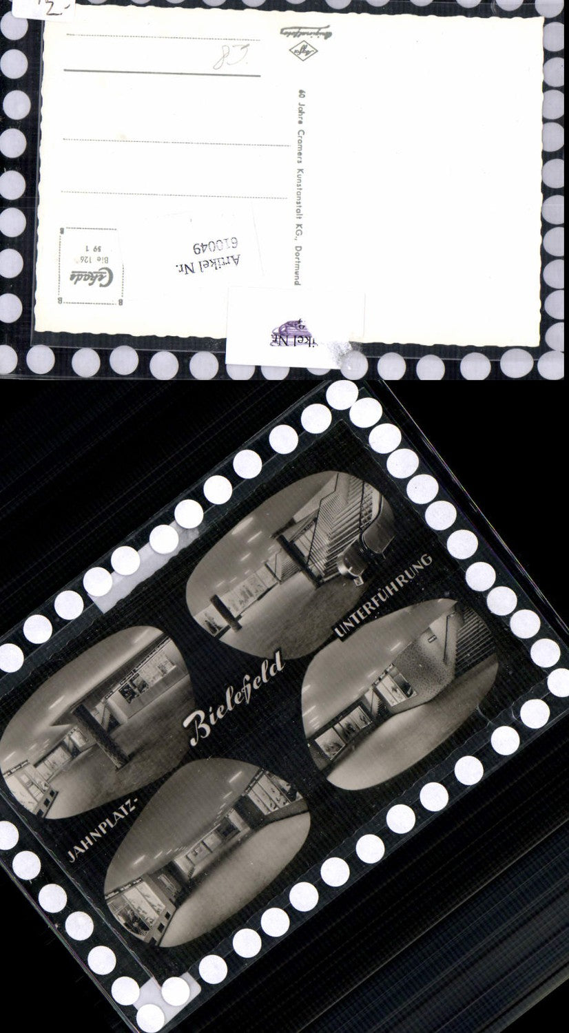 610049,tolle AK Bielefeld Jahnplatz Unterführung Station