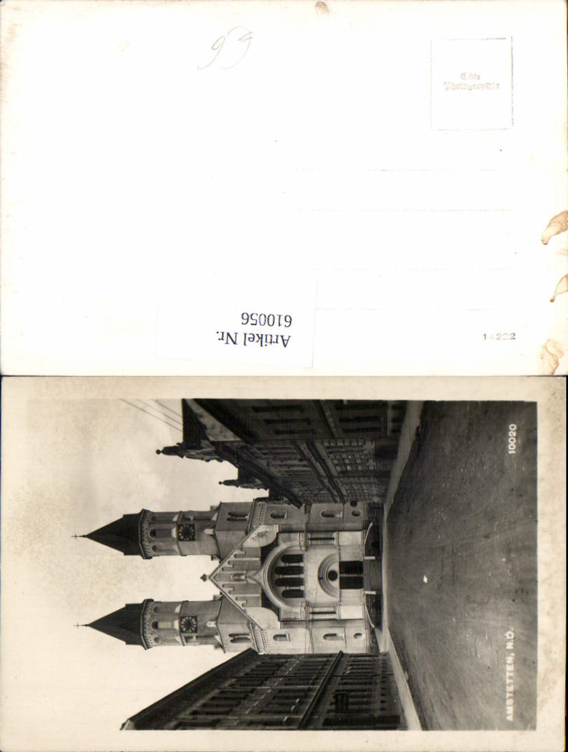 610056,Amstetten Straßenansicht Herz Jesu Kirche