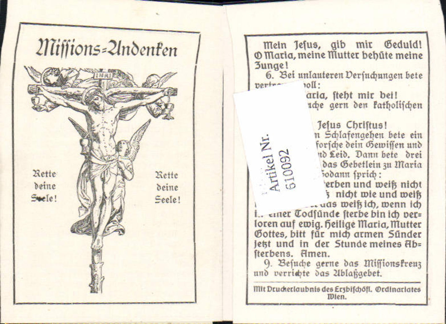 Alte Ansichtskarte – Old Postcard