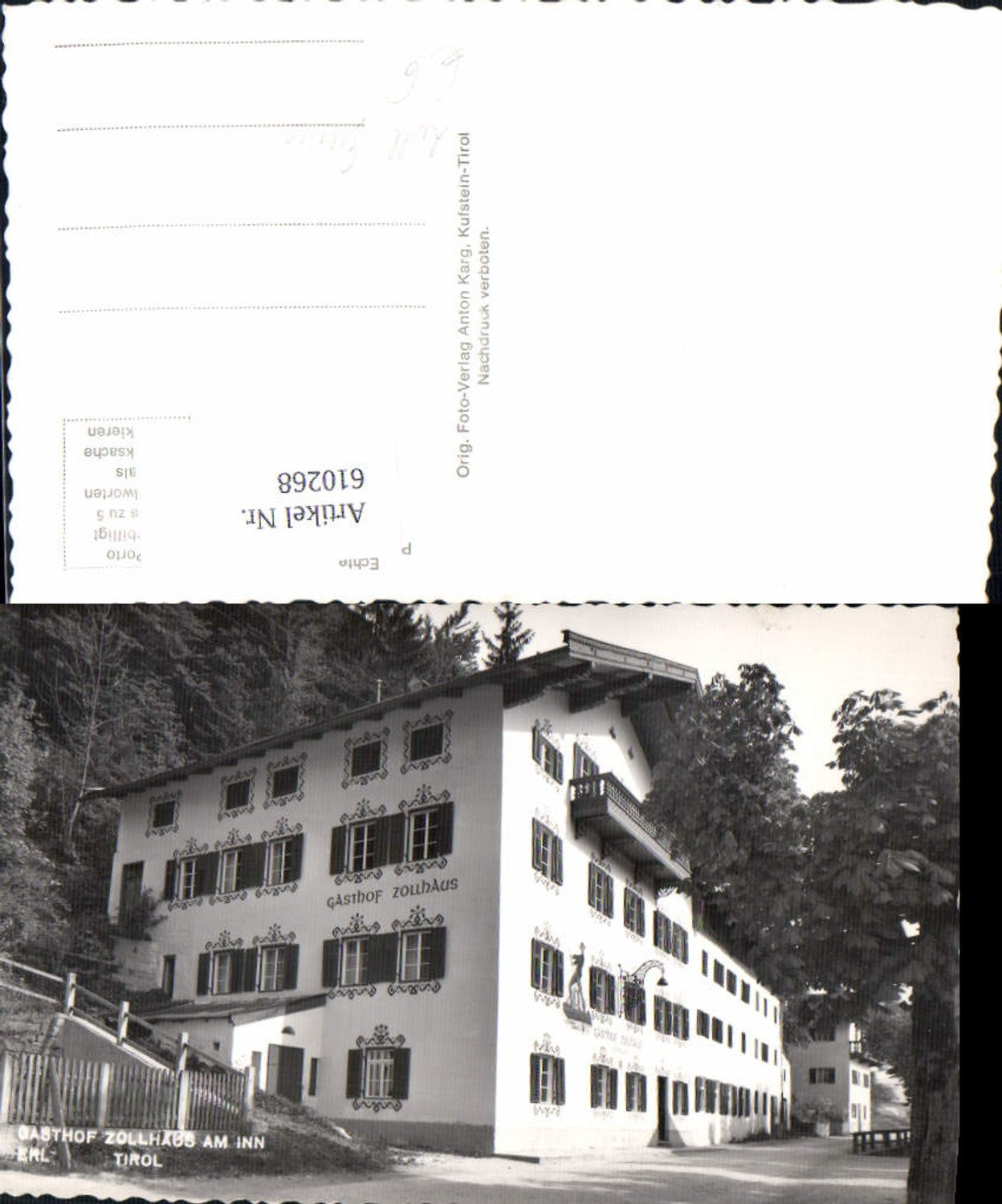 Alte Ansichtskarte – Old Postcard