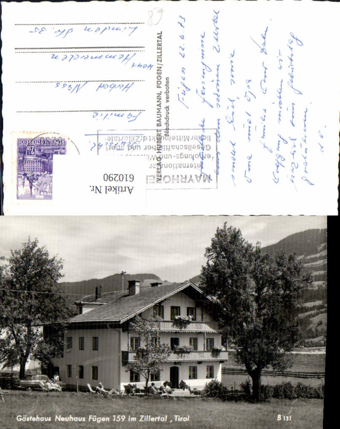 Alte Ansichtskarte – Old Postcard