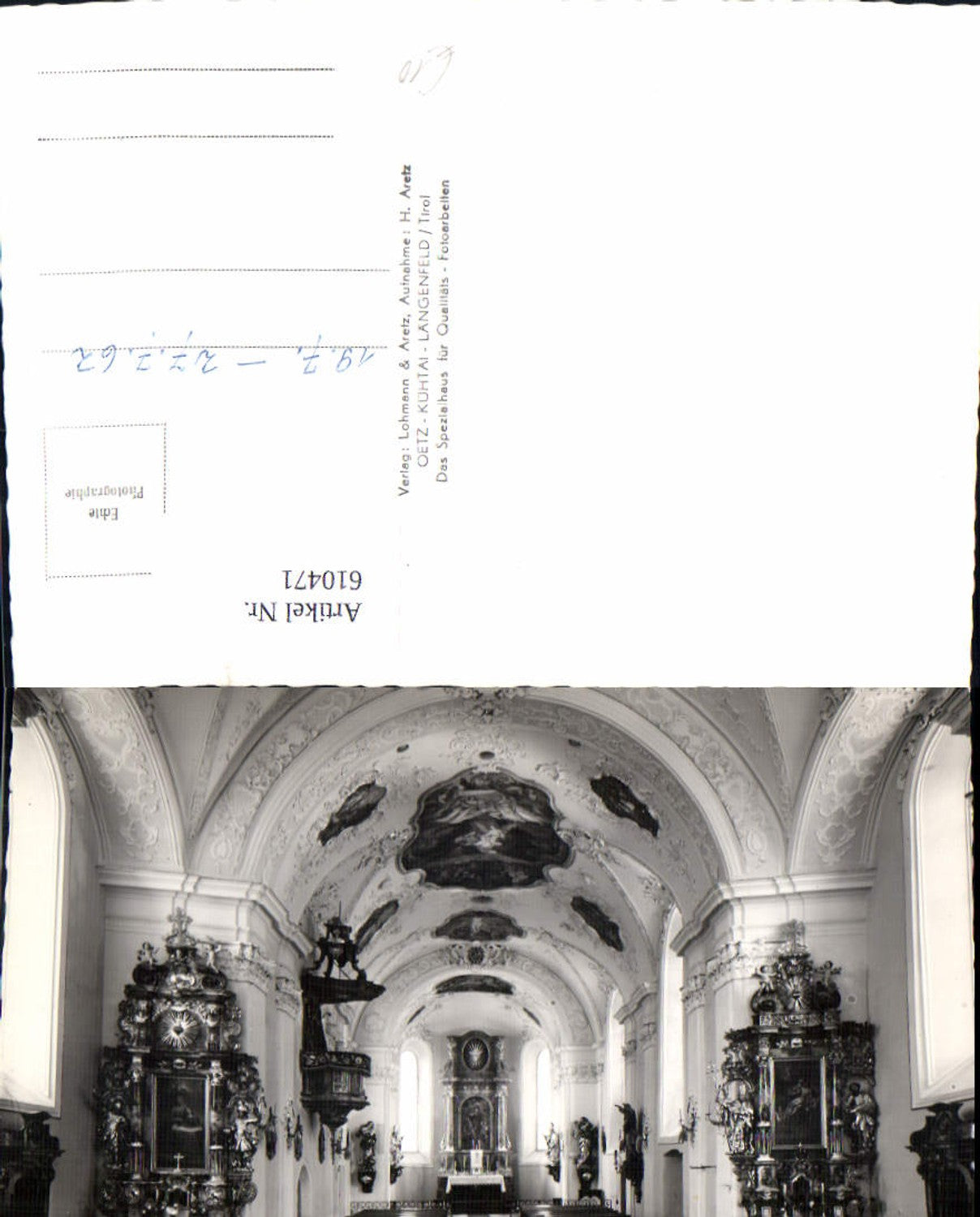 Alte Ansichtskarte – Old Postcard